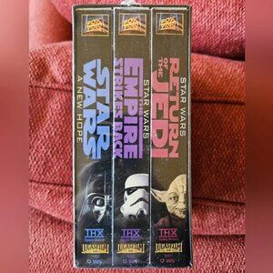 NWT Star Wars Trilogy VHS Set Vintage THX Mastered